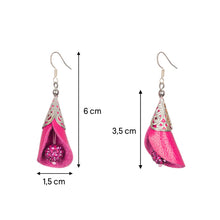 Lade das Bild in den Galerie-Viewer, Zweiblättrige Glockenblume in Ziklamenfarbe