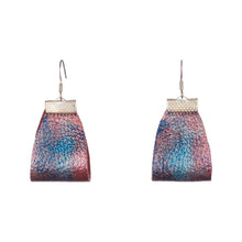 Load image into Gallery viewer, Red silver earrings
