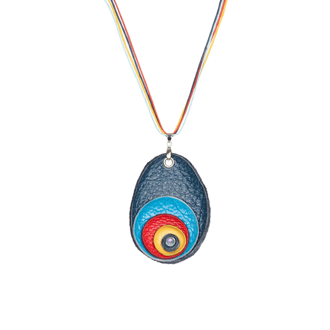 Colorful circles necklace